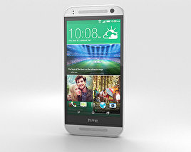 HTC One Mini 2 Glacial Silver Modèle 3D