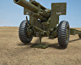 M114 howitzer Modelo 3d