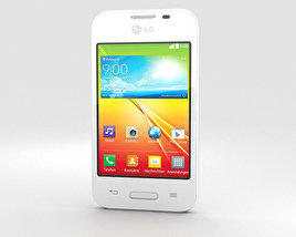 LG L35 White 3D 모델 