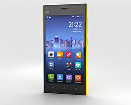 Xiaomi MI-3 Yellow 3D model