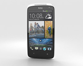 HTC Desire 500 Silver Modelo 3d