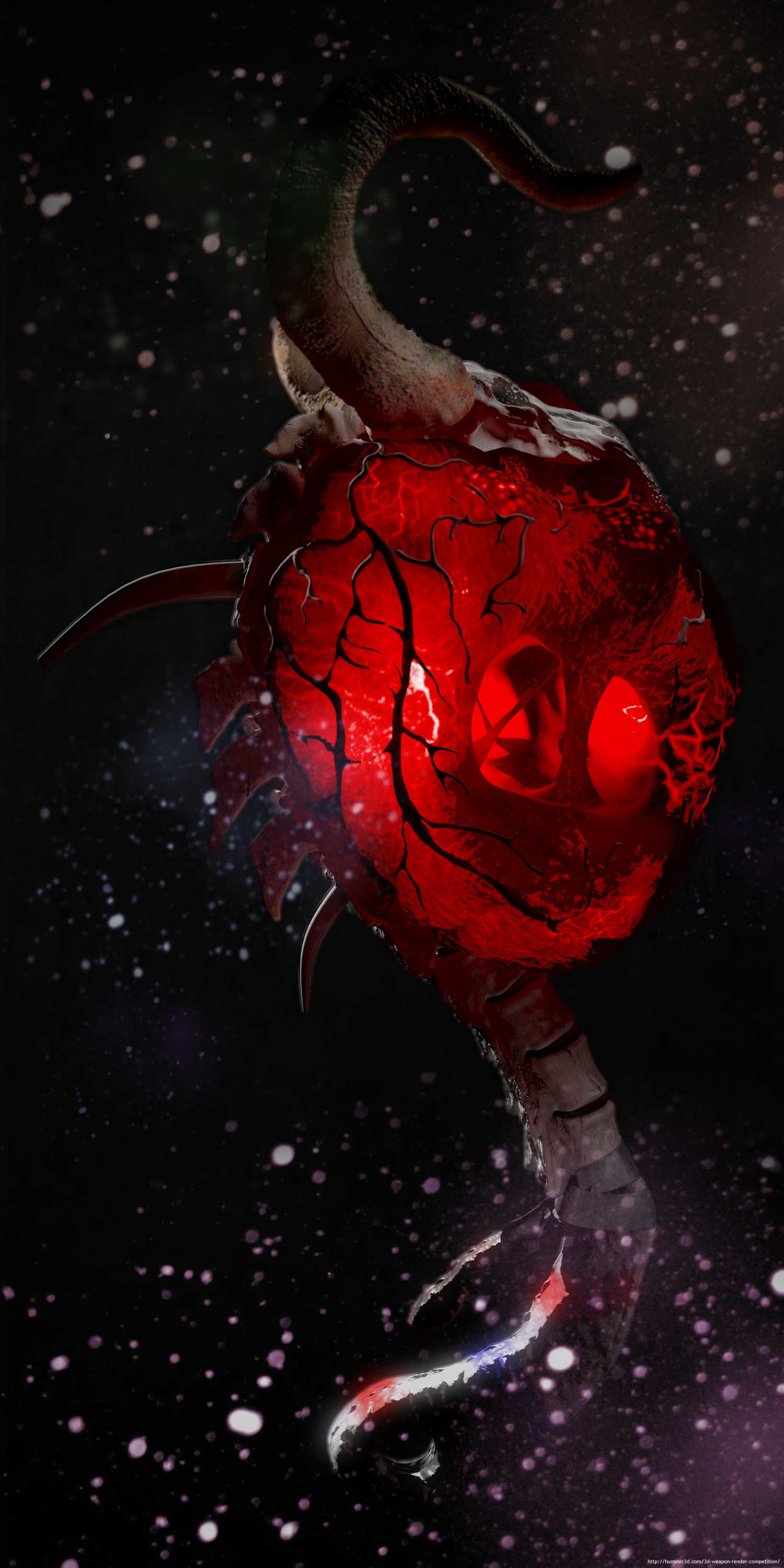 Hammer of Dragon heart 3d art