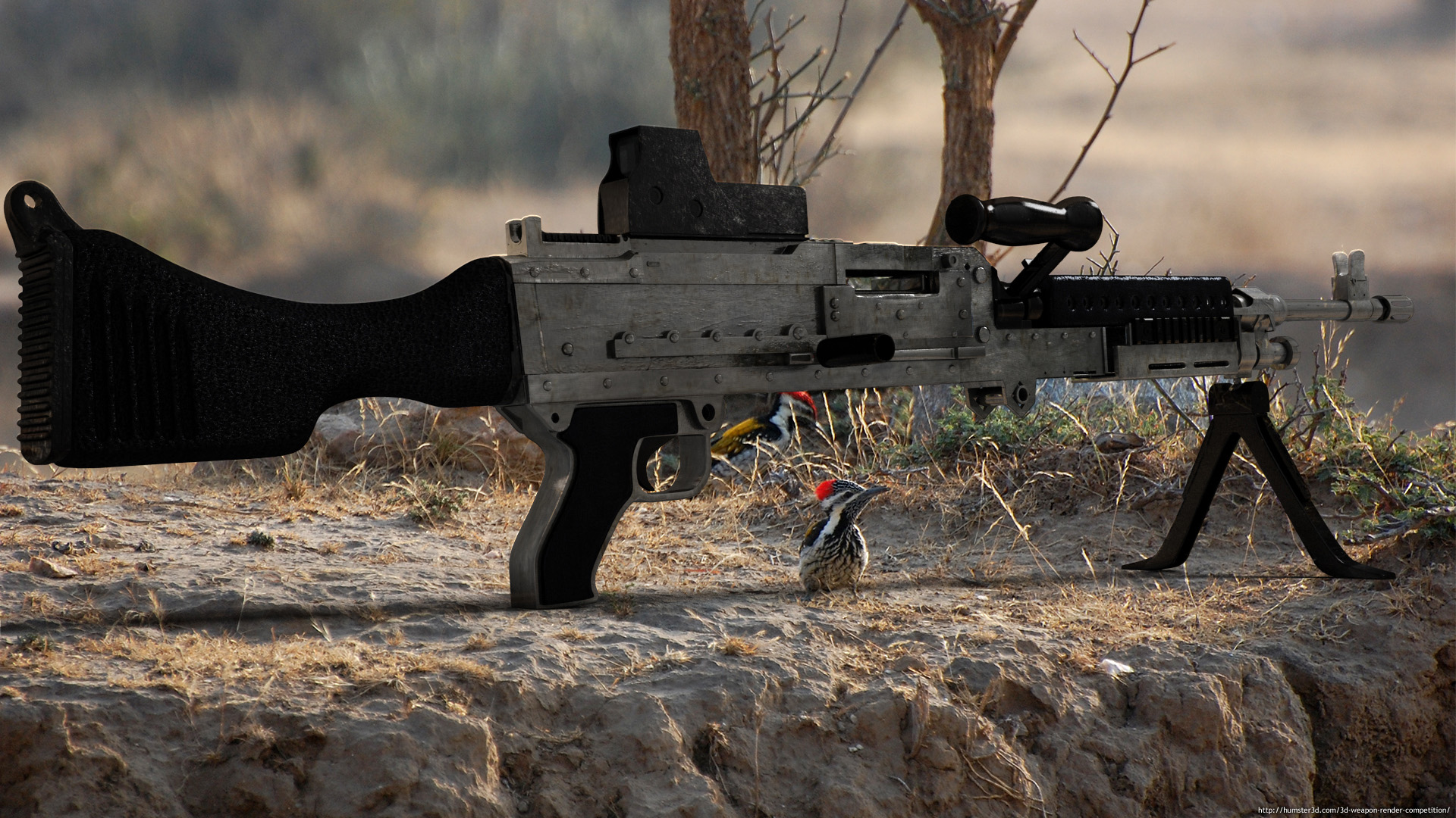 M240B 3d art