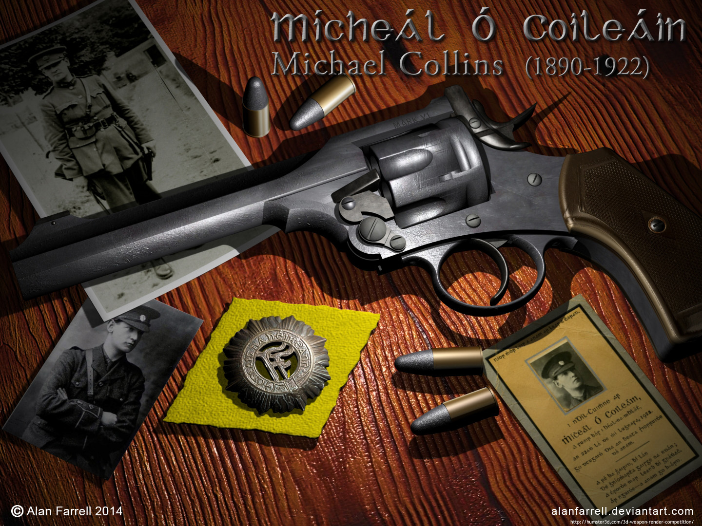Michael Collins 3d art