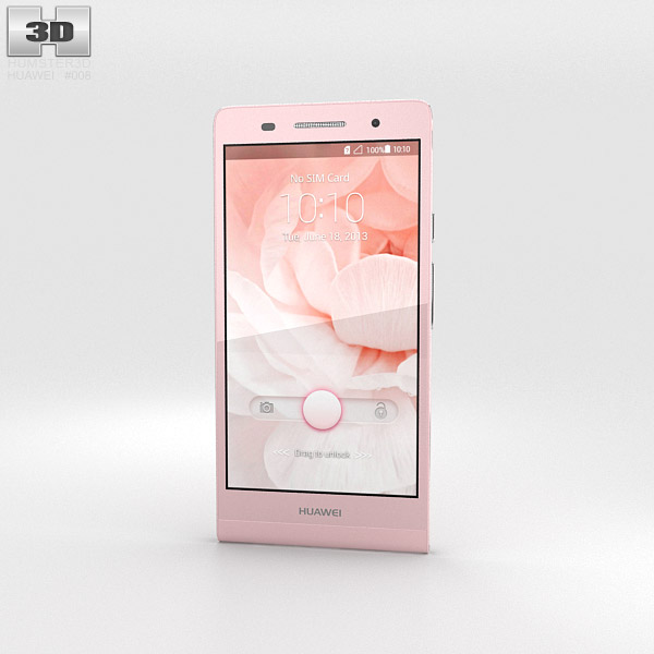 Huawei Ascend P6 Pink 3D модель