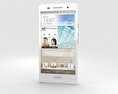 Huawei Ascend P6 白い 3Dモデル