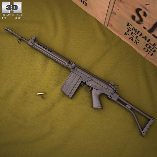 FN FAL 50.64 3d model