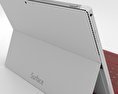 Microsoft Surface Pro 3 Red Cover Modèle 3d