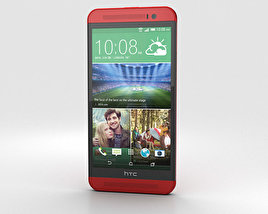 HTC One (E8) Red Modèle 3D