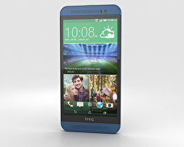 HTC One (E8) Blue 3D model
