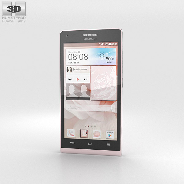 Huawei Ascend G6 Pink 3D模型