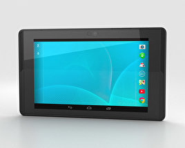 Google Project Tango Tablet 白色的 3D模型
