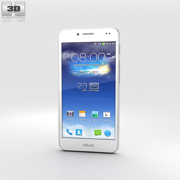 Asus PadFone X Platinum White 3D model