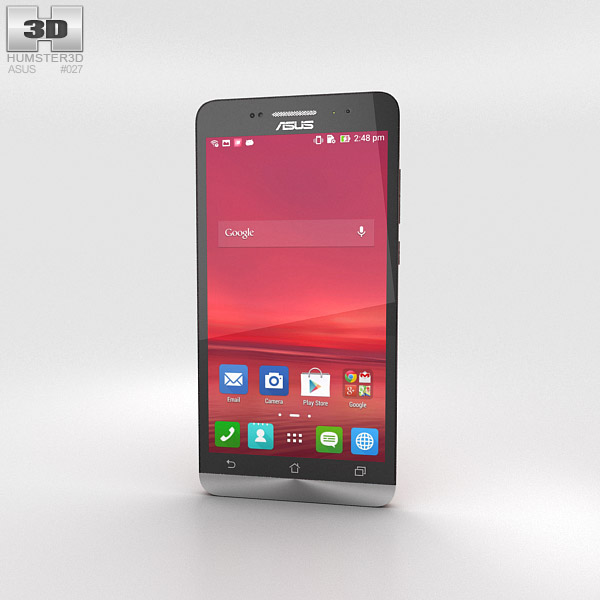 Asus Zenfone 6 Cherry Red 3D model