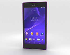 Sony Xperia T3 Purple 3D model