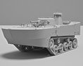 Type 2 Ka-Mi 3D 모델  clay render