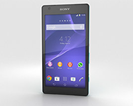 Sony Xperia Z2a Turquoise 3D model