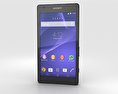Sony Xperia Z2a 黒 3Dモデル
