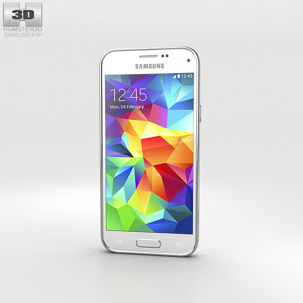 Samsung Galaxy S5 mini Shimmery White Modelo 3d