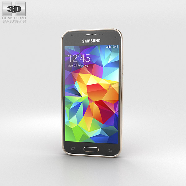 Samsung Galaxy S5 mini Copper Gold Modèle 3D