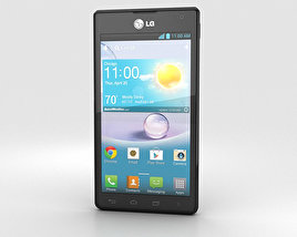 LG Optimus F5 (AS870) Negro Modelo 3D