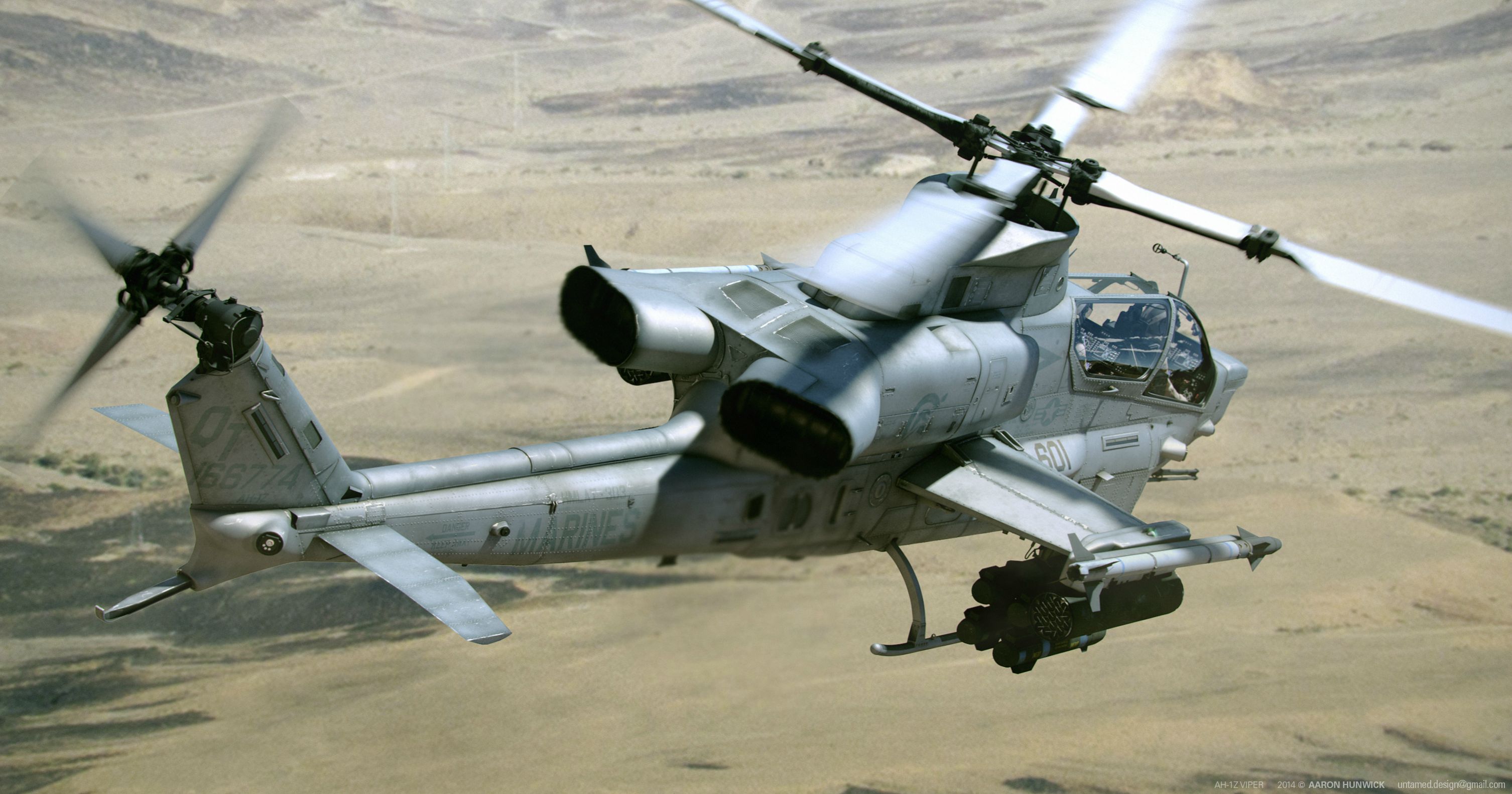 Bell AH-1Z Helicopter