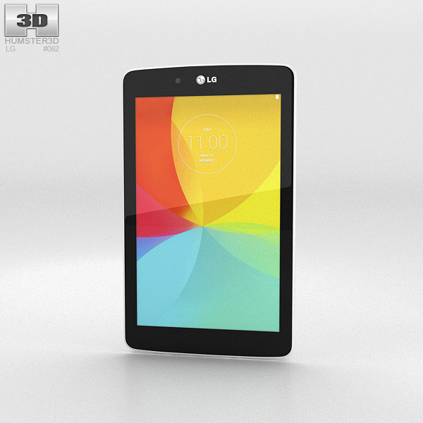 LG G Pad 7.0 White 3D model