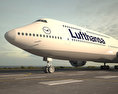 Boeing 747-8I Lufthansa 3D 모델 