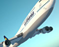 Boeing 747-8I Lufthansa 3D модель