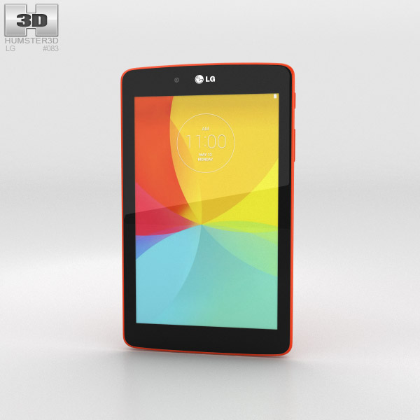 LG G Pad 7.0 Luminous Orange 3D model