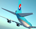 Boeing 747-8I Korean Air Modelo 3D