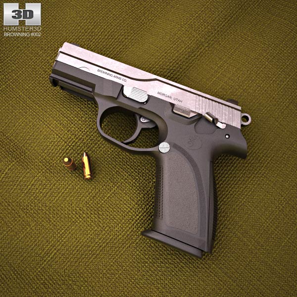 Browning PRO-9 3D-Modell