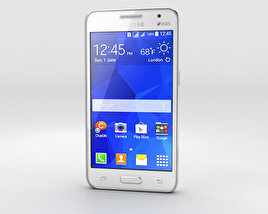 Samsung Galaxy Core II Bianco Modello 3D