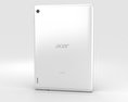 Acer Iconia Tab A1-810 白い 3Dモデル