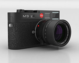 Leica M9 Nero Modello 3D