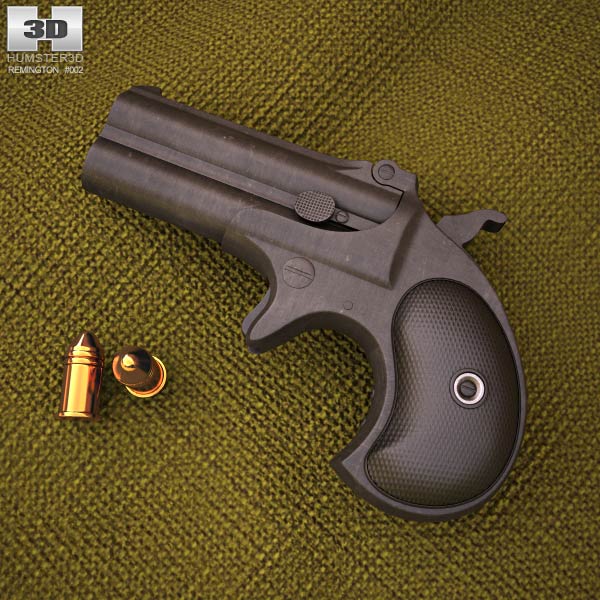 Remington 1866 Derringer 3D model