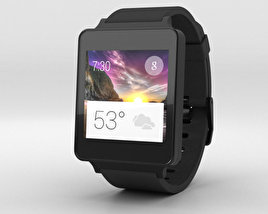 LG G Watch Black Titan 3D model