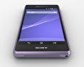 Sony Xperia A2 SO-04F Purple 3d model