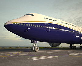 Boeing 747-8I Business Jets Modello 3D