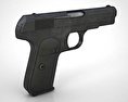 柯爾特M1903袖珍擊錘內置式半自動手槍 3D模型