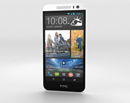 HTC Desire 616 White 3D 모델 