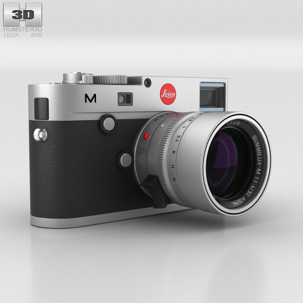 Leica M (Type 240) Silver 3Dモデル