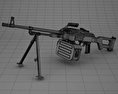 PK 기관총 3D 모델 