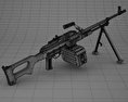Пулемет Калашникова 3D модель