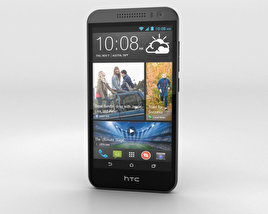 HTC Desire 616 Preto Modelo 3d