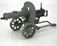 Maxim gun 1910 3d model