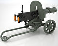 Maxim gun 1910 3d model
