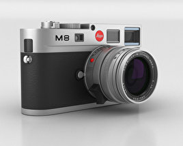Leica M8 Silver 3D model