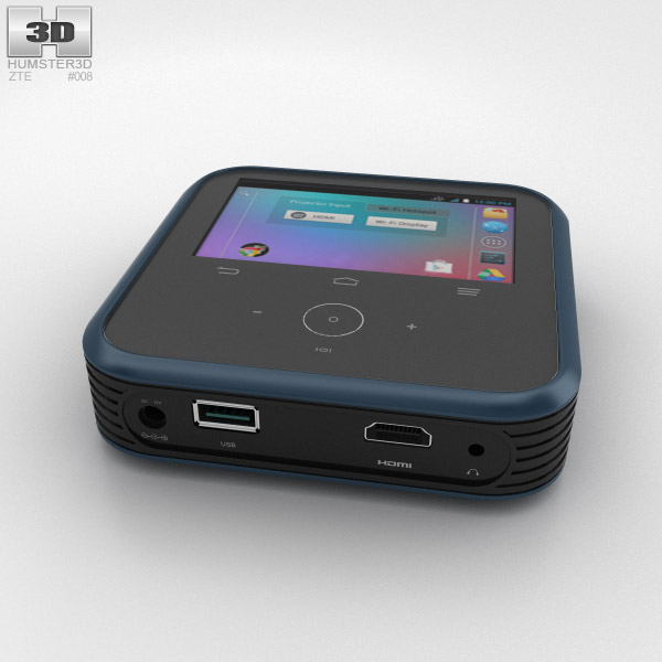 ZTE MF97A: Android-powered Wi-Fi hotspot Modèle 3D