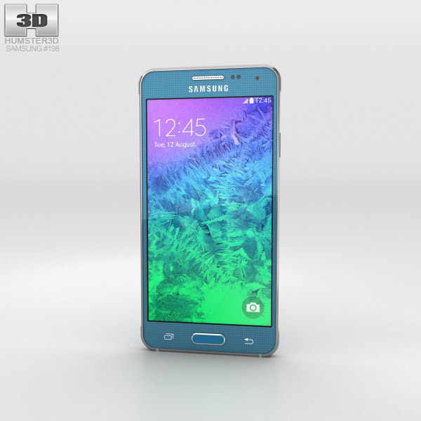 Samsung Galaxy Alpha Scuba Blue 3D 모델 